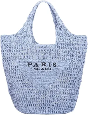 New Woven Bag, Straw Mesh Tote Bag, Beach, Shoulder Bag, Hobo Women, Foldable Large Capacity, for Holiday.
