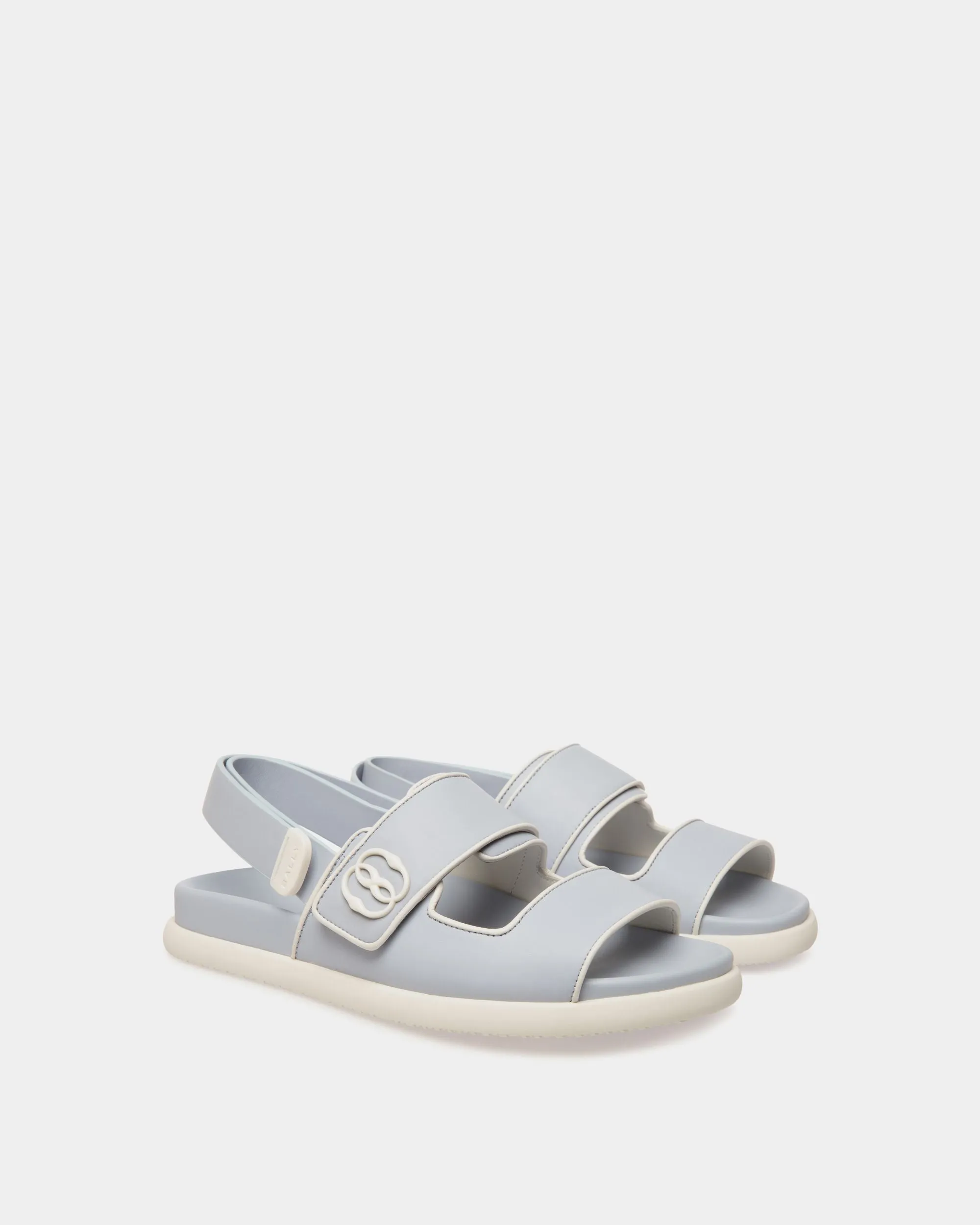 Newport Flat Sandal in Leather