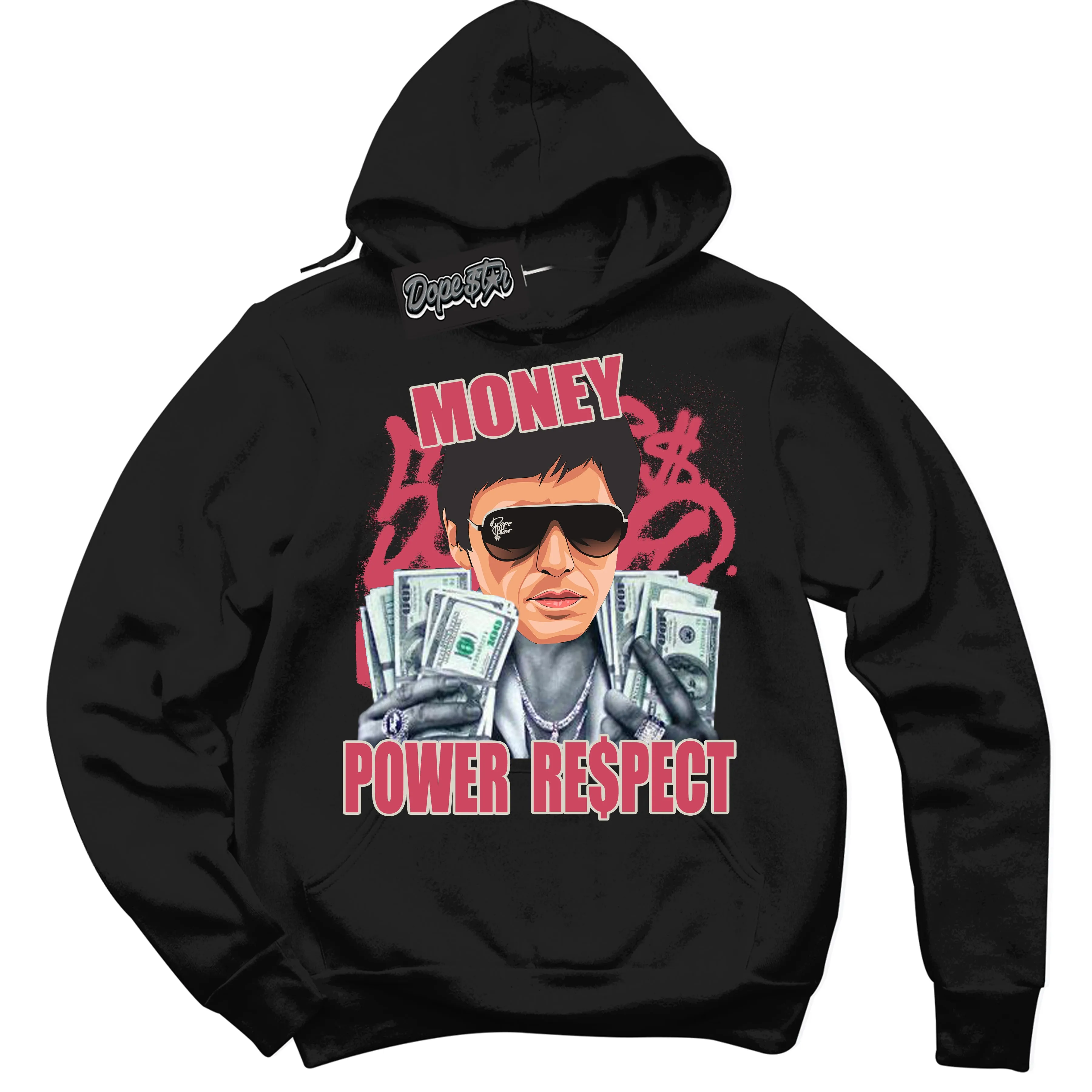 Next Nature Aster Pink Dunk Sneaker Hoodie Tony Montana Graphic