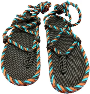 Nomadic State of Mind Rope Sandals, Romano Sandal For Men and Women, Unisex, Handmade Shoes, Straw Sandals