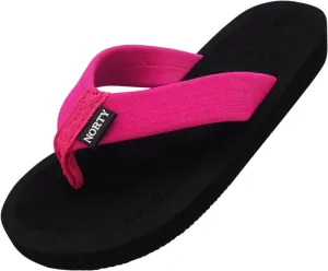 NORTY Boy's Girl's Flip Flop for the Beach, Pool, Everyday - Runs One Size Small