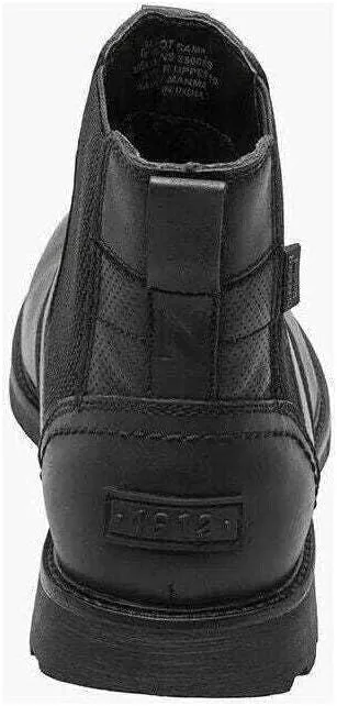 Nunn Bush Men's 1912 Plain Toe Chelsea Leather Pull on Boot with Scotchguard Defender