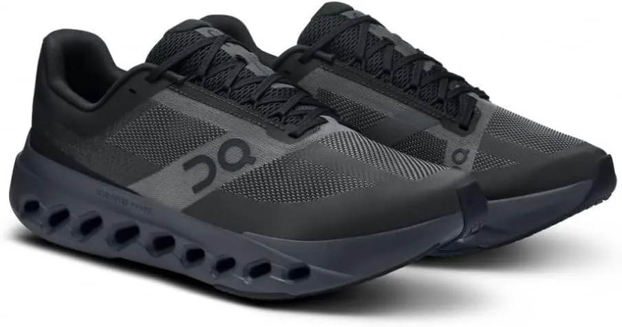 On Men's Cloudsurfer Next Sneaker, Black/Eclipse, 10.5 Wide
