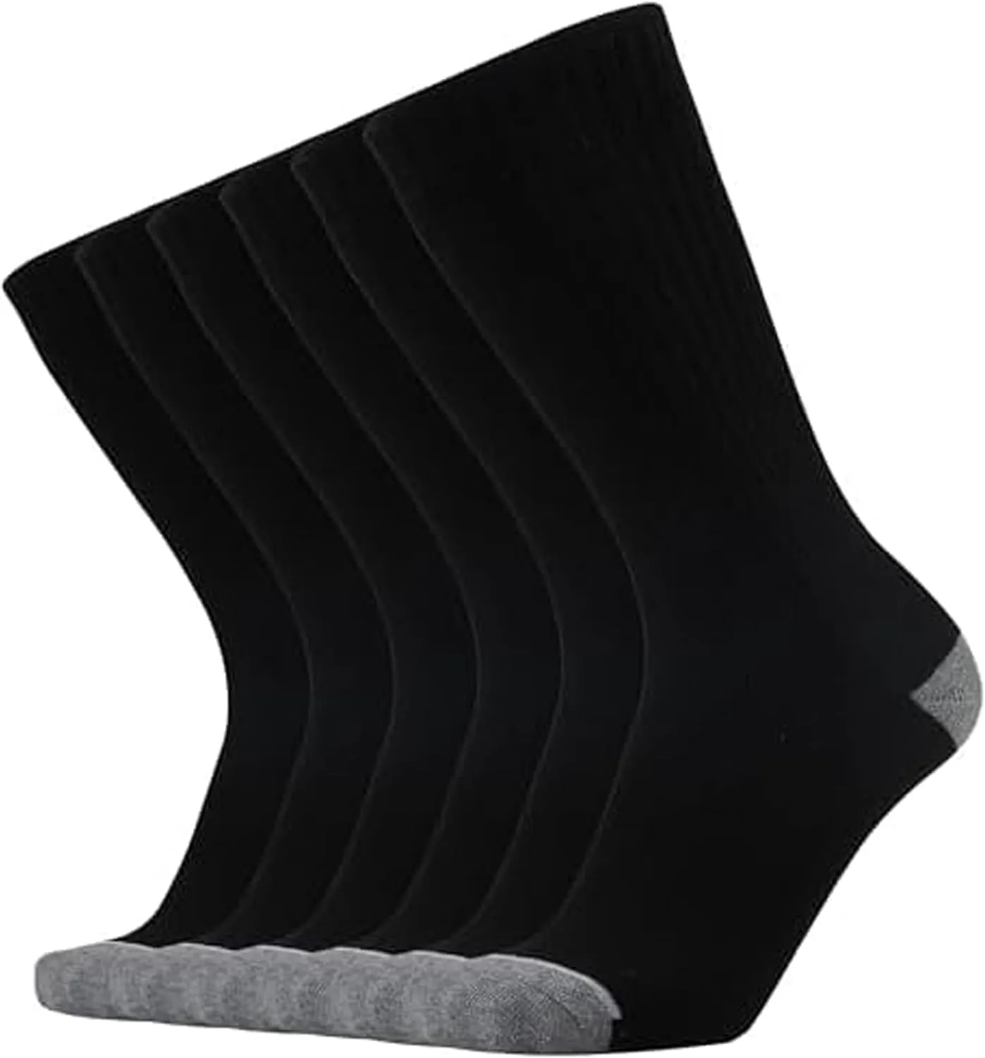 ONKE Cotton Full Cushion Crew Socks for Men Women Athletic Thick Warm Heavy Duty Steel Toe Work Boot Moisture Wicking Control