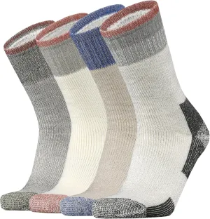 ONKE Merino Wool Cushion Crew Socks for Men Outdoor Hiking All Seasons Work Boot Heavy Thick Thermal Moisture Wicking Control