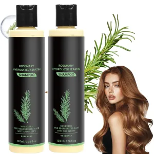 Organic Rosemary Hair Growth Shampoo, Rosemary Leaf Oil Shampoo, Organic Rosemary Shampoo for Hair Growth, Suitable All Hair Type(2pcs)