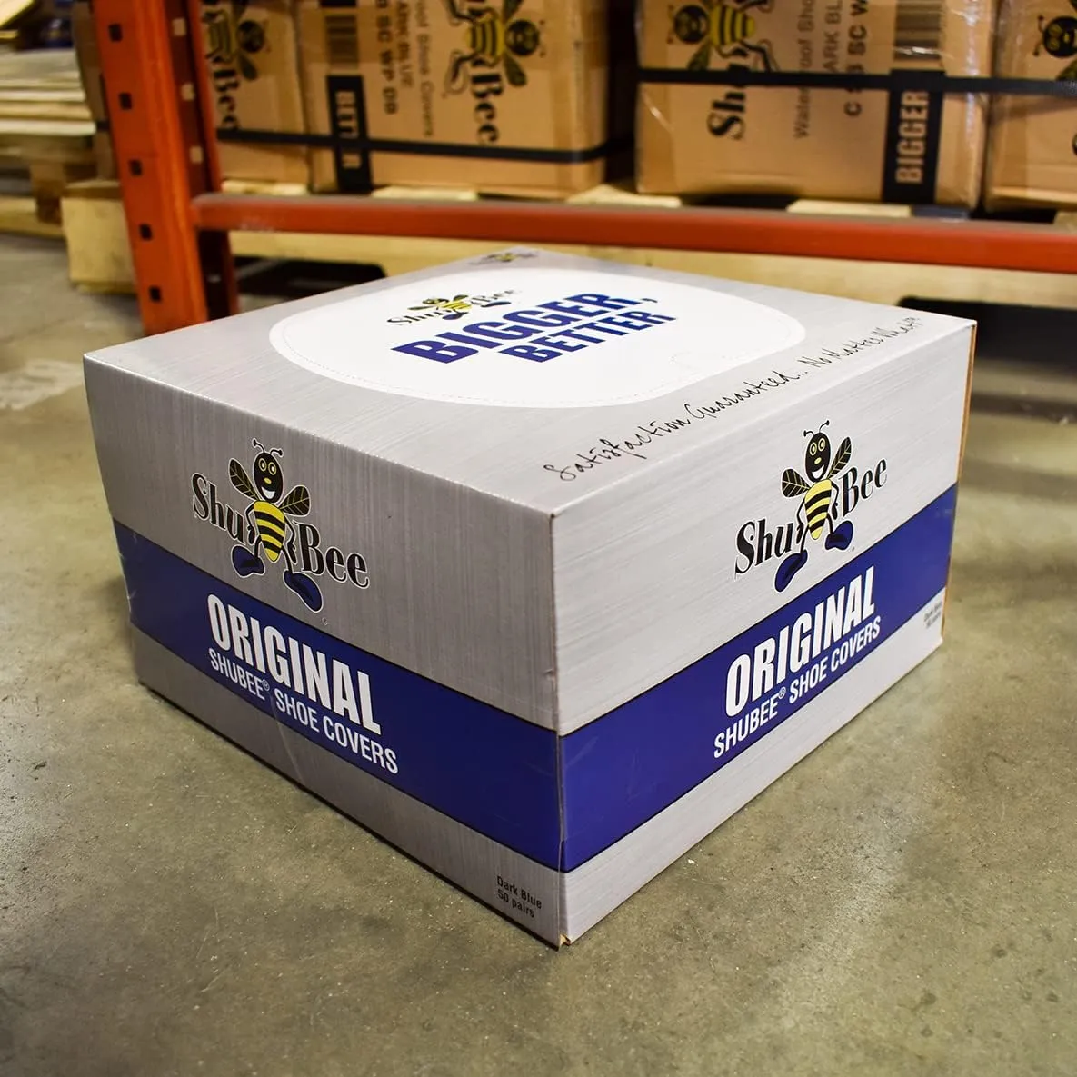 Original Disposable, Extra-Large Boot and Shoe Covers, Thicker & Stronger, Durable Protection for Floors - 50 Pairs