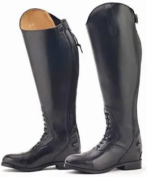 Ovation Women's Durable Stylish Equestrian Horse Riding Tall Extra Wide Calf Leather Flex Plus Field Boot