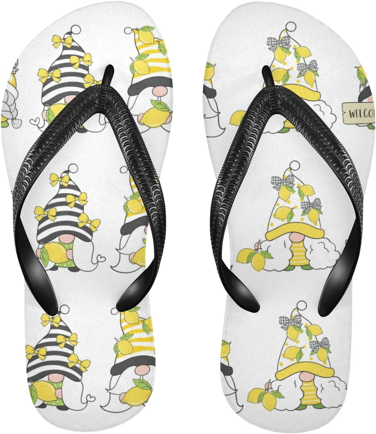 Oyihfvs Flip Flops Flip Sandal Home Slippers Hotel Spa Bedroom for Men Women XS-XXL