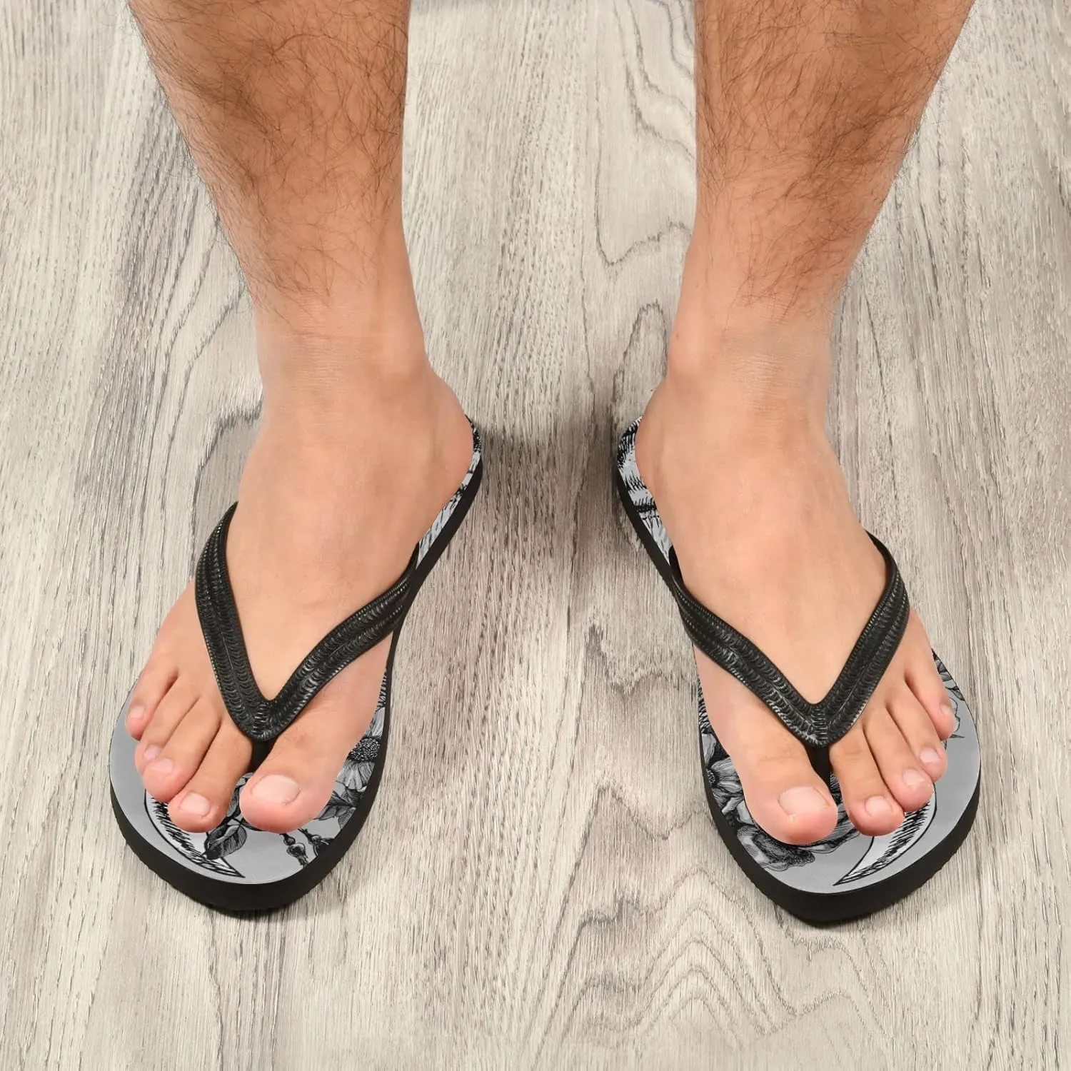 Oyihfvs Flip Flops Flip Sandal Home Slippers Hotel Spa Bedroom for Men Women XS-XXL