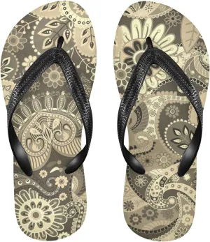 Oyihfvs Flip Flops Flip Sandal Home Slippers Hotel Spa Bedroom for Men Women XS-XXL