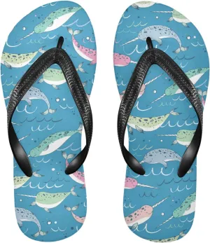 Oyihfvs Flip Flops Flip Sandal Home Slippers Hotel Spa Bedroom for Men Women XS-XXL