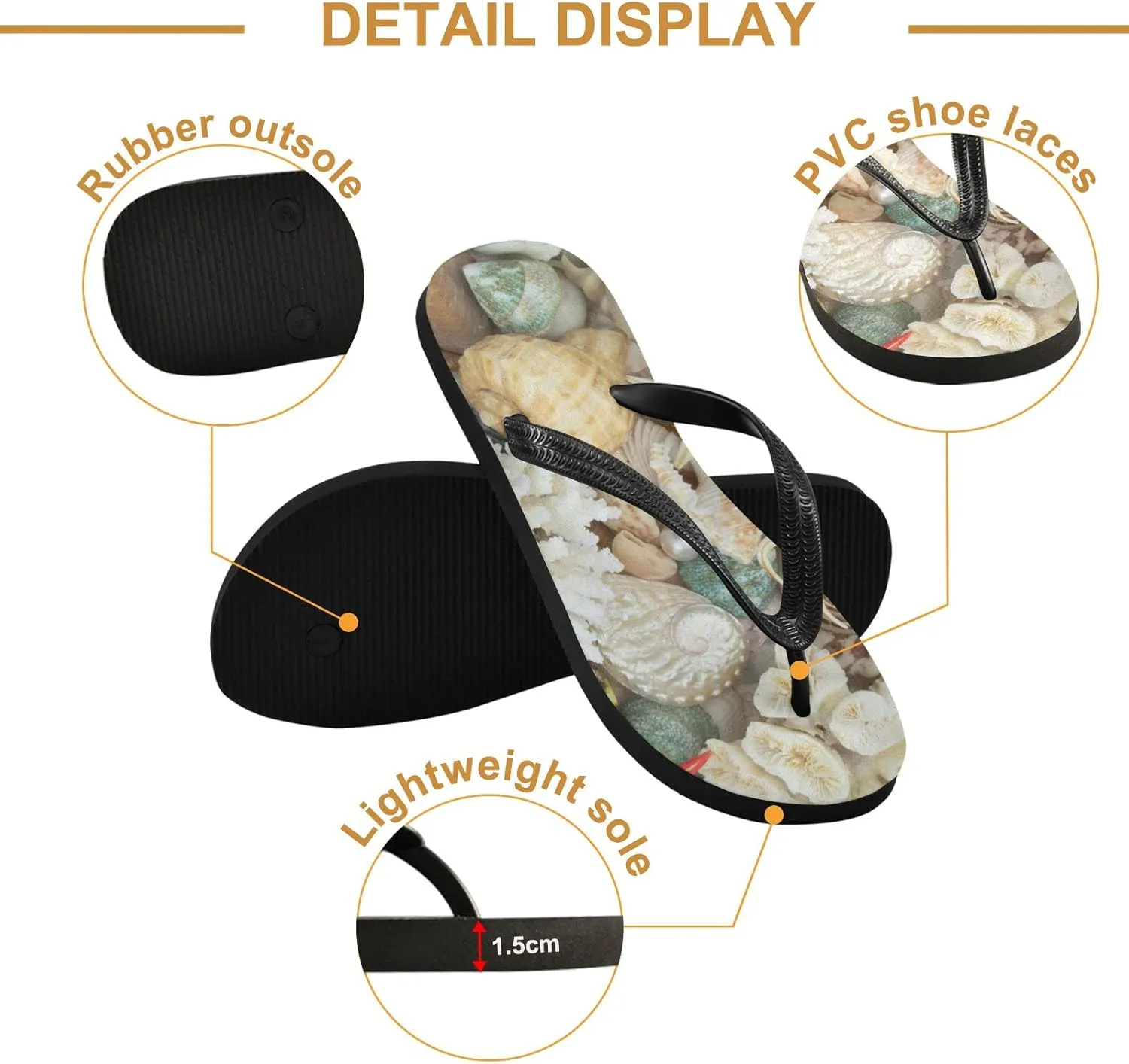 Oyihfvs Flip Flops Flip Sandal Home Slippers Hotel Spa Bedroom for Men Women XS-XXL