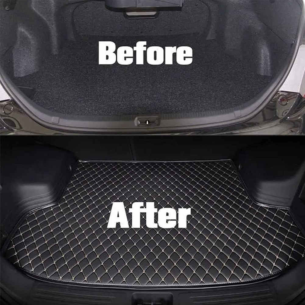 Pet Dog Cat Car Boot Mat Liner for Cupra Formentor 2020 2021 2022 2023, Premium Duty Car Interior Protection Accessory, G Black-Blue line