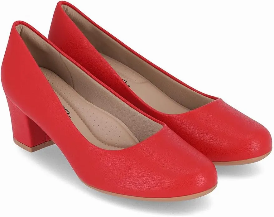 Piccadilly Laura Women's Mid Heel Pump Shoe 110072 | Comfortable Elegant Women's Dress Shoe | All Day Comfort