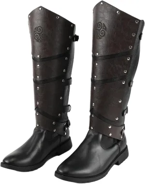 Pirate Costume Men Women Pirate Boot Covers Costume Viking Renaissance Medieval Boots Covers