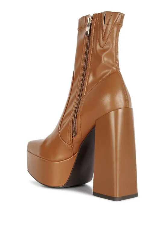 Platform Ankle Boots