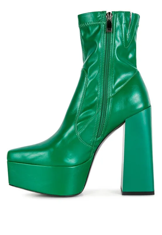 Platform Ankle Boots