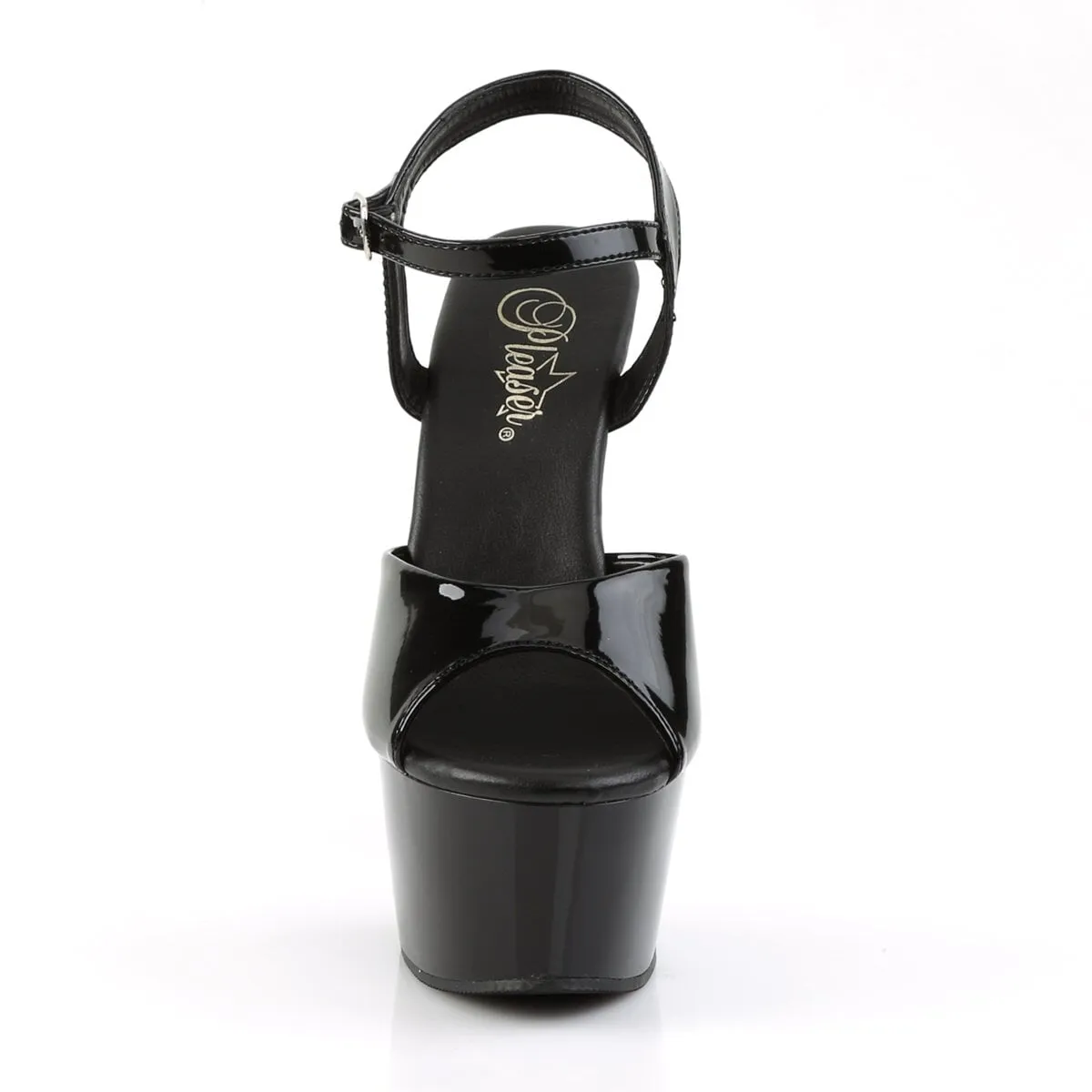 Pleaser Aspire-609-Black-Size 6-Clearance