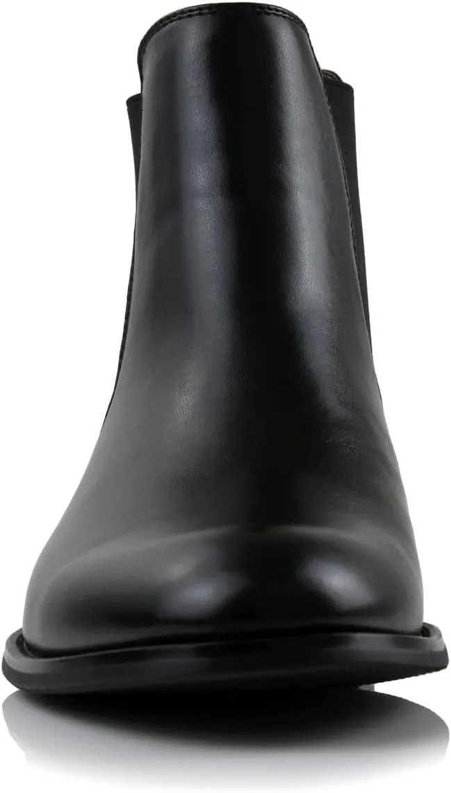 Polar Fox Frederick MPX806096 Memory Foam High-Top Chelsea Boots with Floral Trim