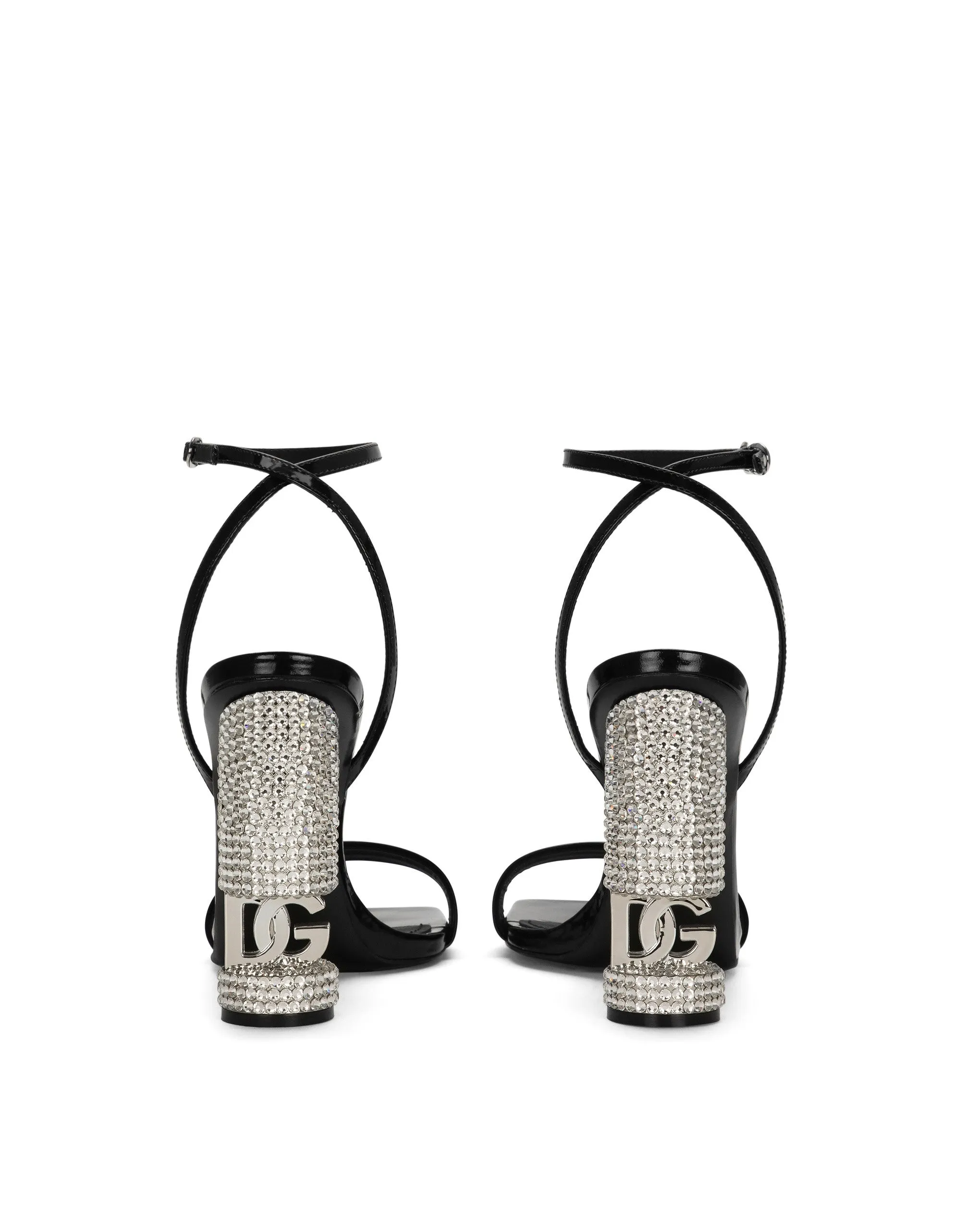 Polished calfskin sandals