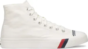 PRO-Keds mens Royal Hi Classic Canvas Sneaker, White, 7.5 US