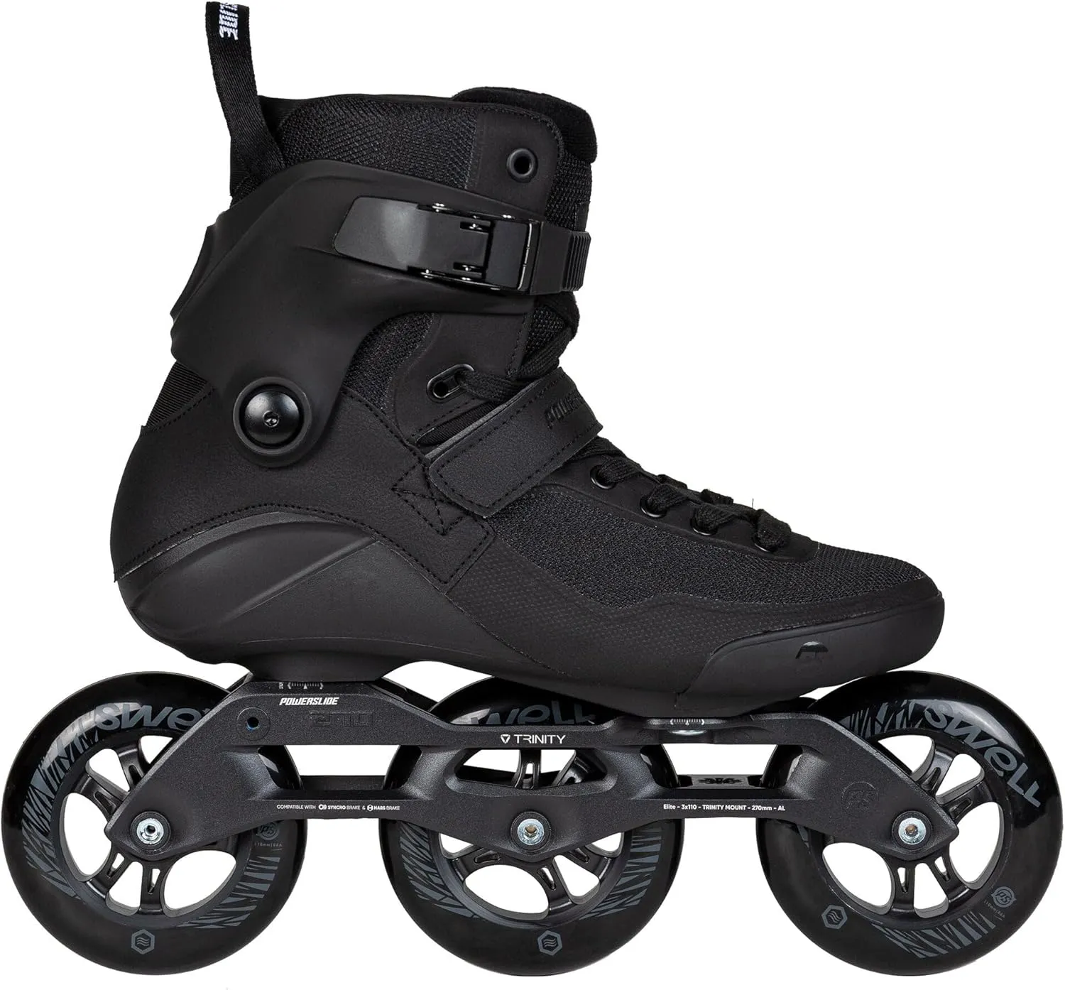 PS Swell Triple Black Skates Size 10.5 EU44