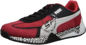 Puma Men's Scuderia Ferrari Speed Hybrid Sneaker, Rosso Corsa White Black, 11 M US