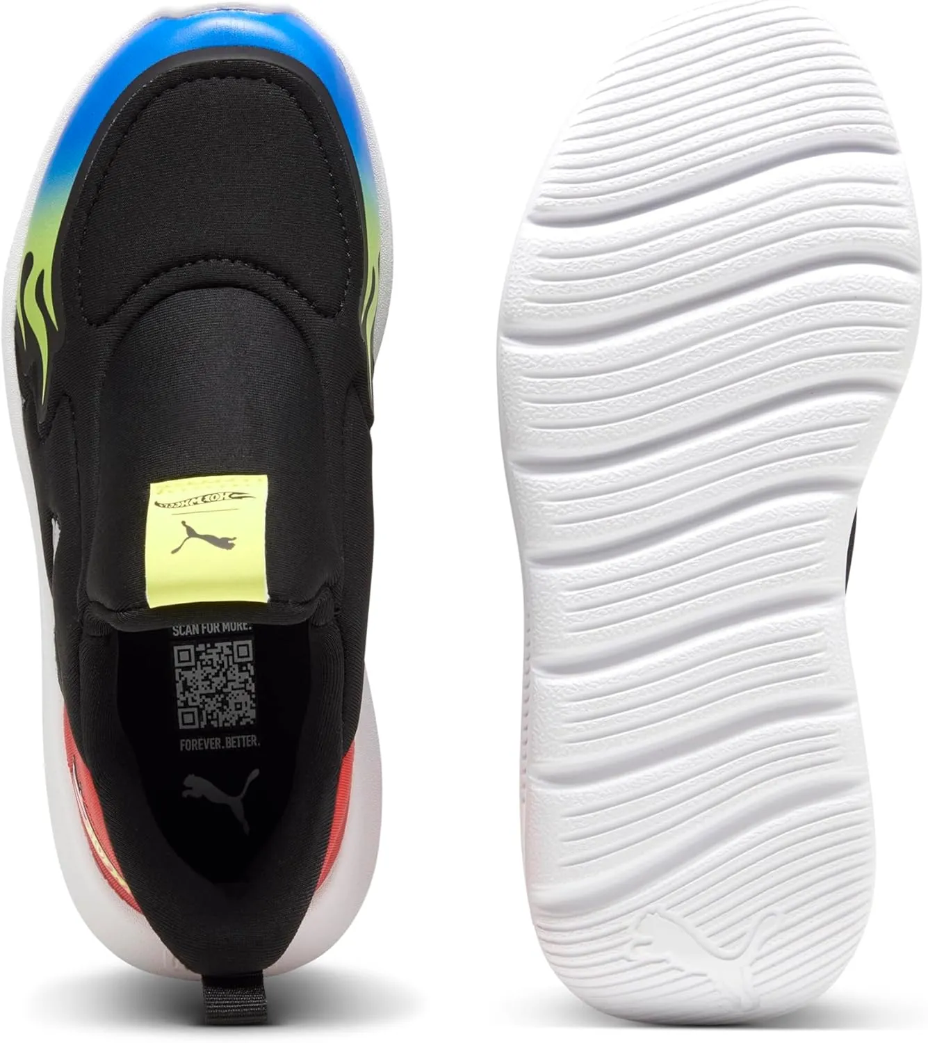 PUMA Unisex-Child Fun Racer Slip on Sneaker