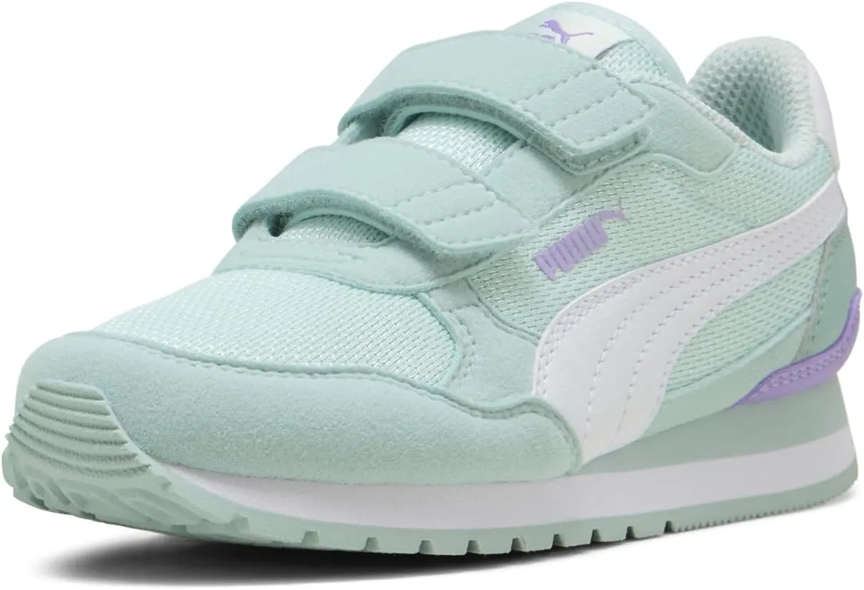 PUMA Unisex-Child St Runner Hook and Loop Sneaker