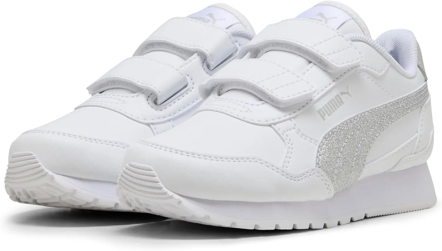 PUMA Unisex-Child St Runner Hook and Loop Sneaker