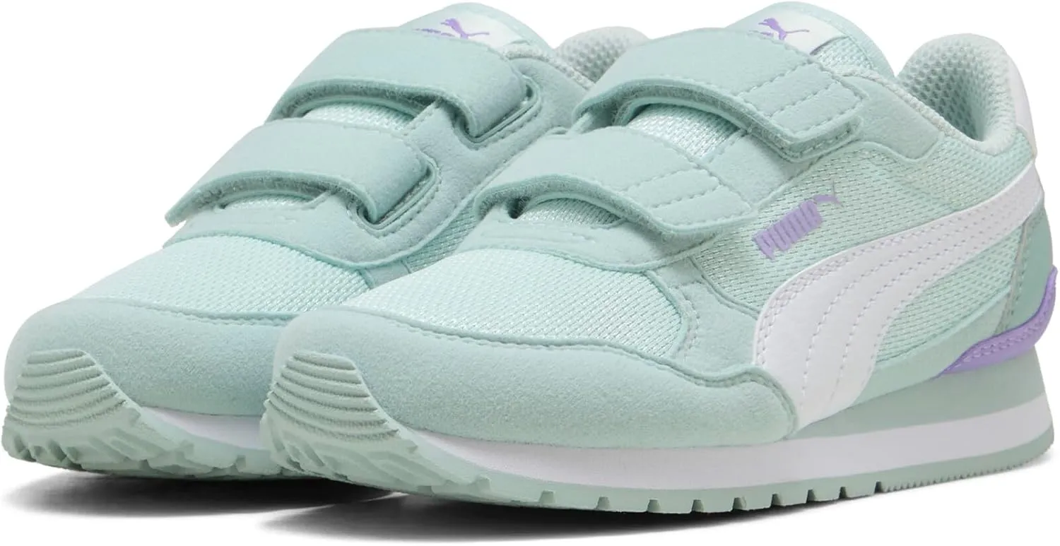 PUMA Unisex-Child St Runner Hook and Loop Sneaker