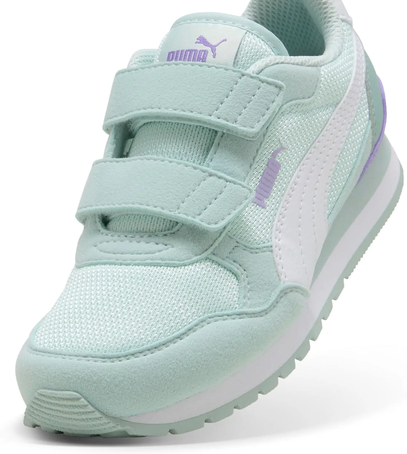 PUMA Unisex-Child St Runner Hook and Loop Sneaker