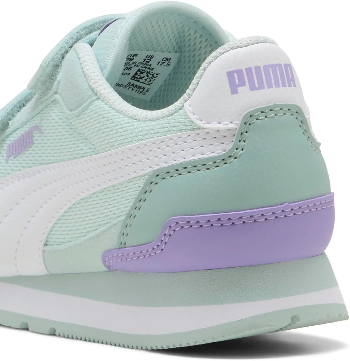 PUMA Unisex-Child St Runner Hook and Loop Sneaker