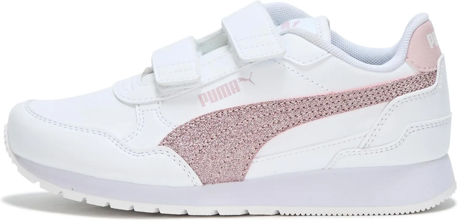 PUMA Unisex-Child St Runner Hook and Loop Sneaker