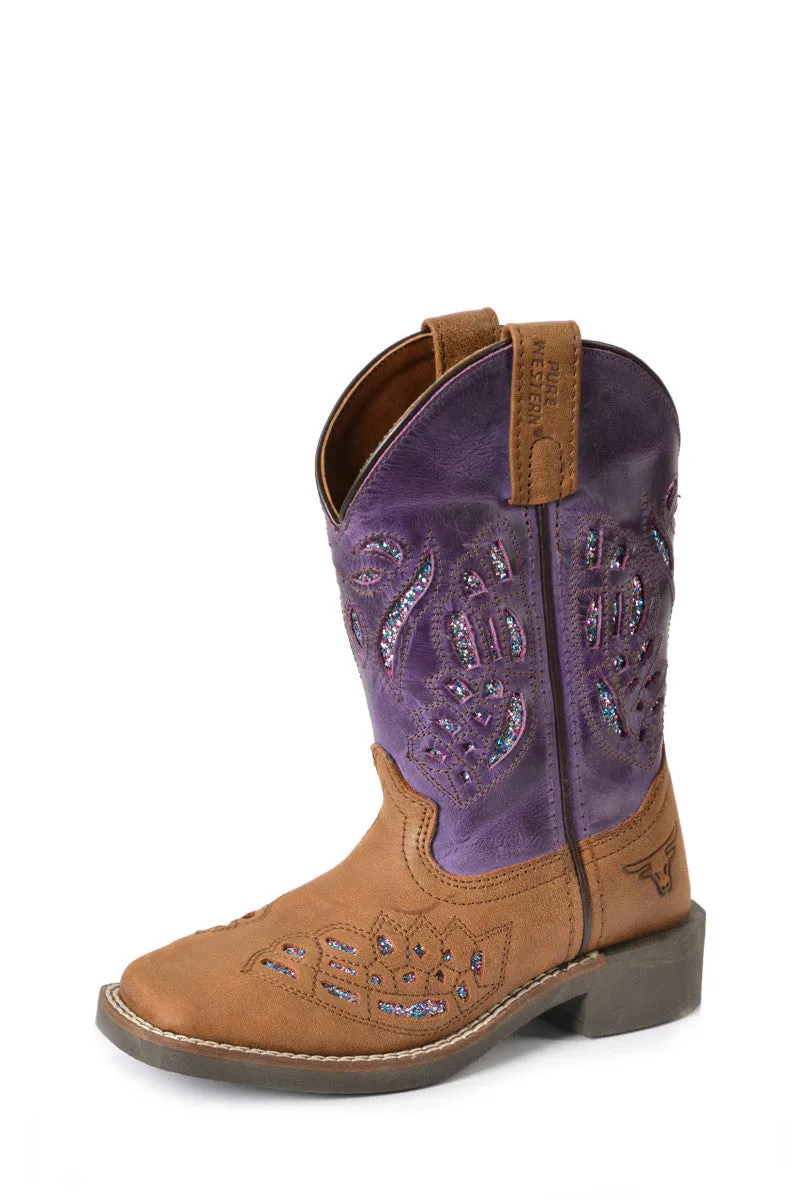 PURE WESTERN CHILDRENS DASH BOOT