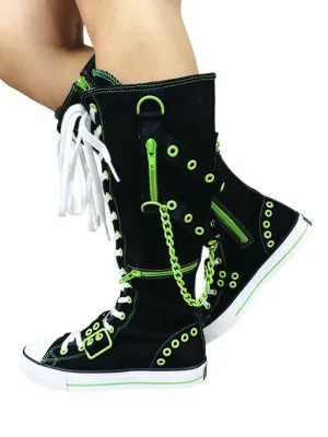 Rawr Knee-High Sneaker (Green) Y.R.U.