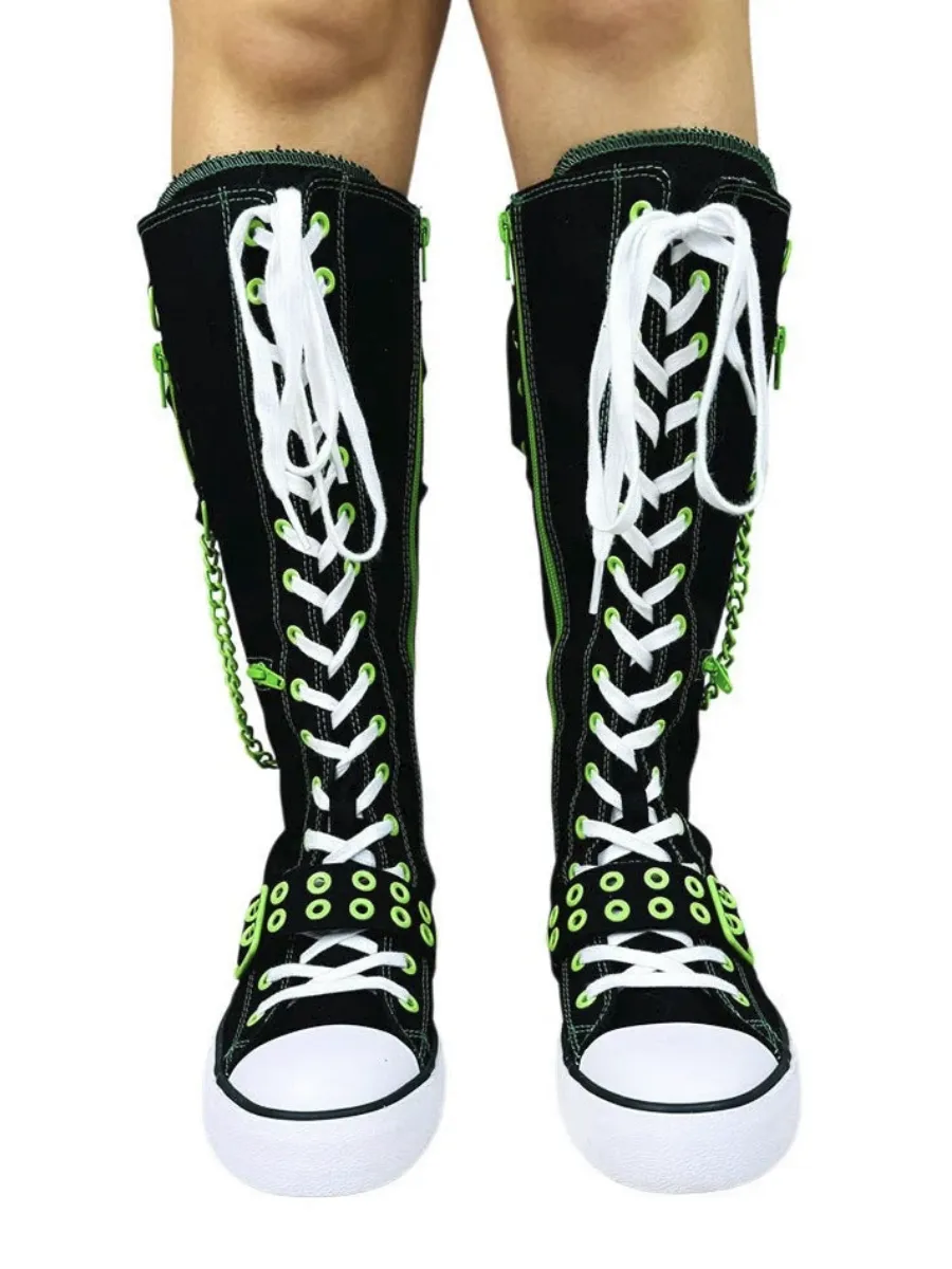 Rawr Knee-High Sneaker (Green) Y.R.U.