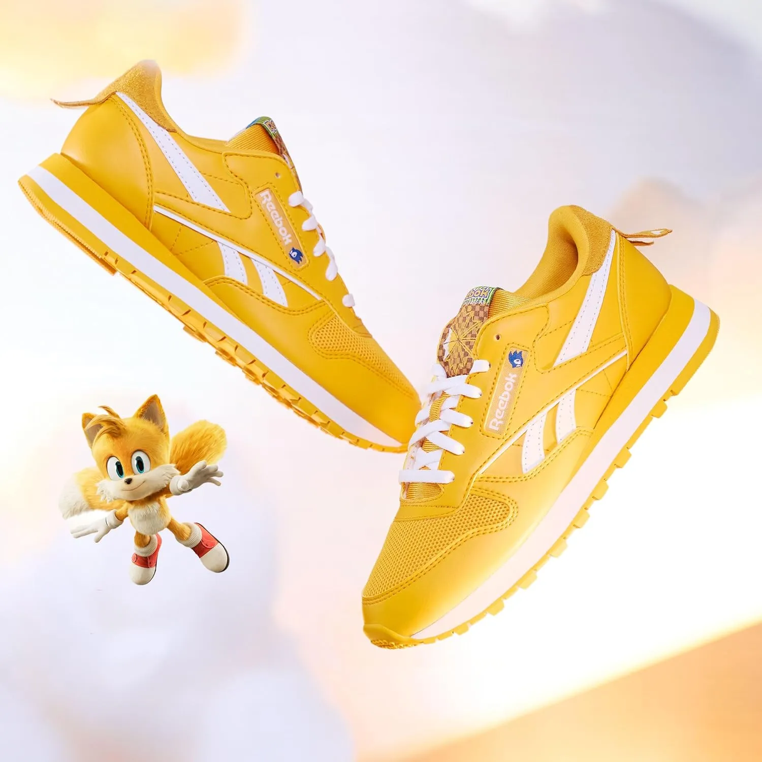 Reebok Unisex-Child Sonic Kids Classic Leather Step N Flash Sneaker