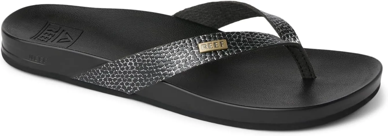 REEF Cushion Court Women's Flip Flop, Molded Cushion Footbed, Arch Support