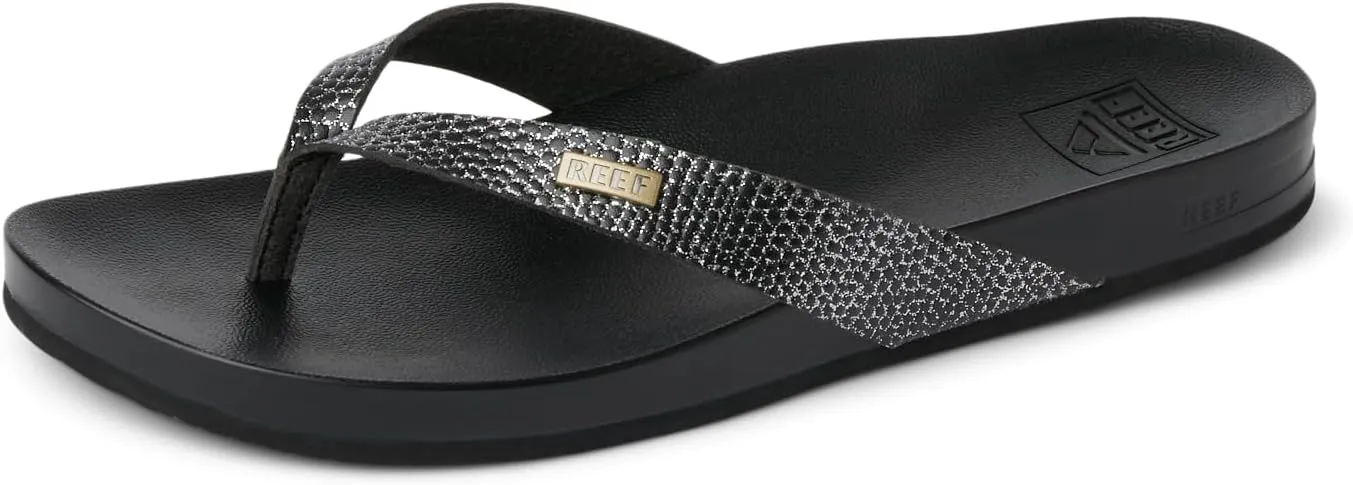 REEF Cushion Court Women's Flip Flop, Molded Cushion Footbed, Arch Support