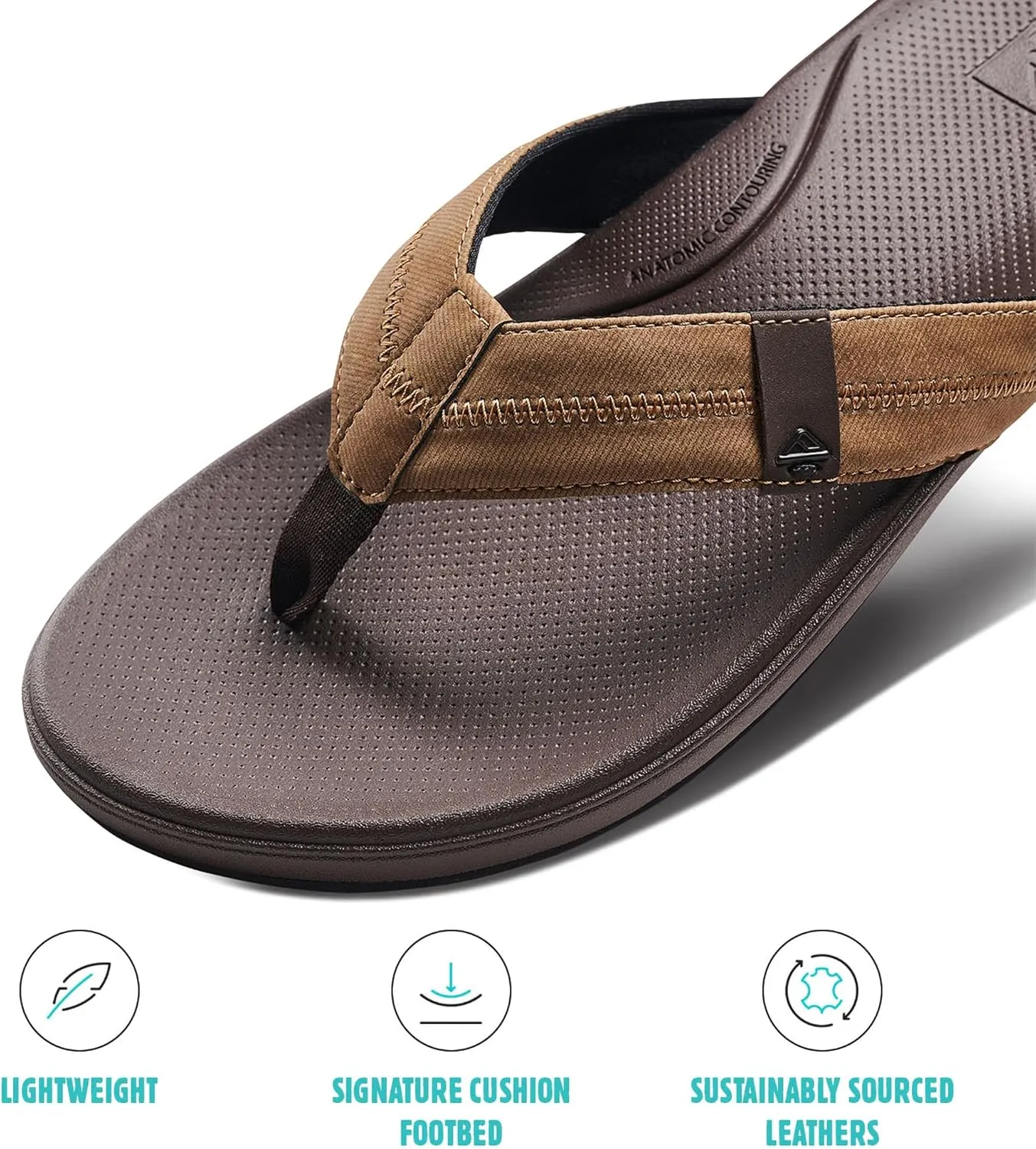 REEF Cushion Phantom 2.0 Mens Flip Flop, Ultra Soft Cushion Footbed