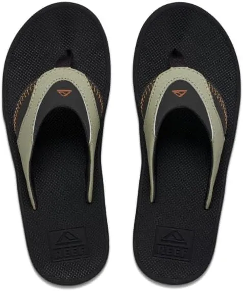 REEF Kids' Fanning Flip Flop, Arch Support, Durable Outsole, Water Friendly