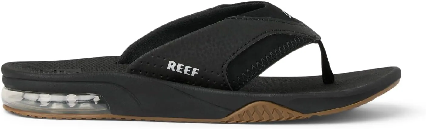 REEF Kids' Fanning Flip Flop, Arch Support, Durable Outsole, Water Friendly