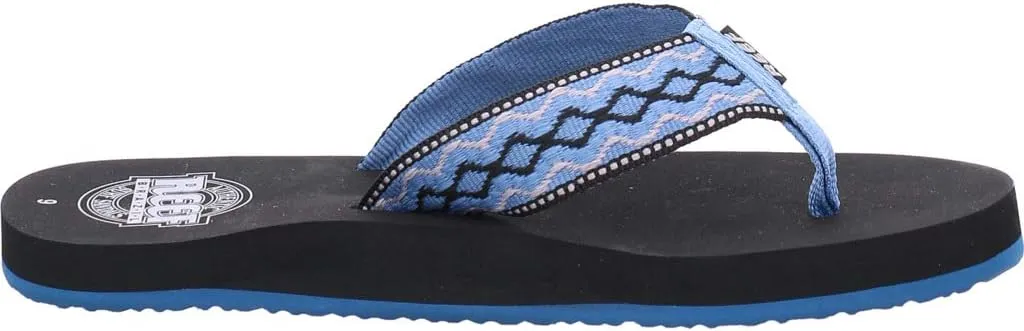 REEF Smoothy Men's Beach Flip Flop, Soft Woven Strap Made From 100% Recycled PET