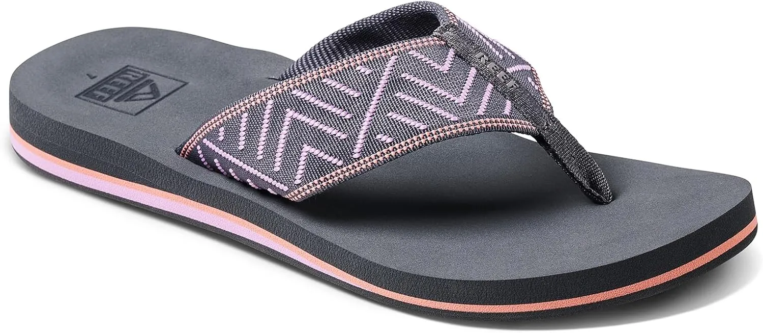 REEF Spring Woven Women's Beach Flip Flop, Soft Woven Strap & Cushion Footbed