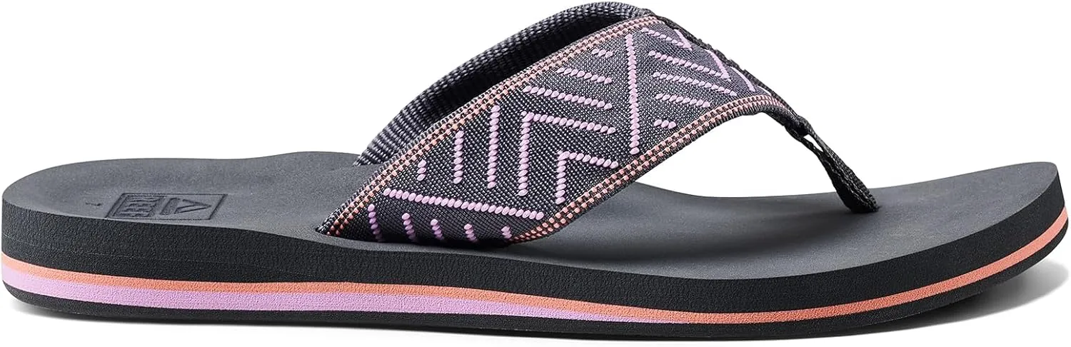 REEF Spring Woven Women's Beach Flip Flop, Soft Woven Strap & Cushion Footbed
