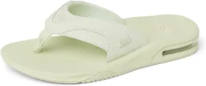 Reef Women's Fanning Flip-Flop, Aloe Wash Suede, 6