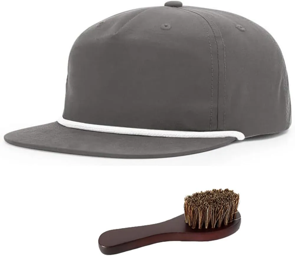 Richardson 256 Umpqua Grandpa Flip-Up Stay Pinch Trucker Cap Bundle with THP Hat & Clothing Brush