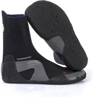 Rip Curl Dawn Patrol 3mm Round Toe Neoprene Wetsuit Boots Shoes - Black - Unisex - Easy Slide on System - SOS - Sensitive